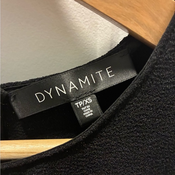 Dynamite Black A-Line Mini Dress - Picture 2 of 2